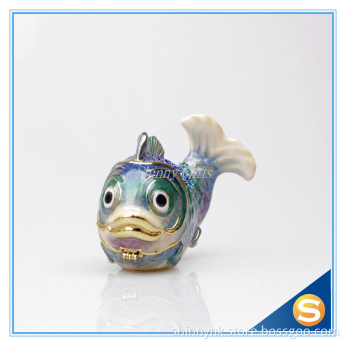 Lovely Fish Shape Decor Box Gift Trinket Box for Jewelries